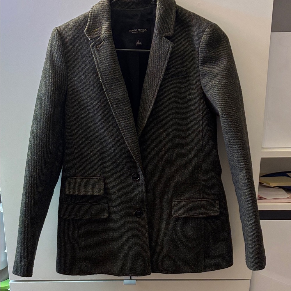 Banana Republic Dark Green Blazer